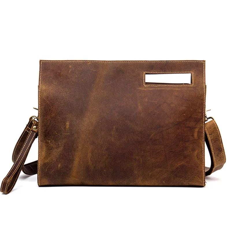 Business Vintage Genuine Leather Men's Bag Casual Handbags Crossbody Bro Bags Shoulder Messenger Crazy Horse Leather Soft Bags
Business Vintage Genuine Leather Men's Bag Casual Handbags Crossbody Bro Bags Shoulder Messenger Crazy Horse Leather Soft Bags