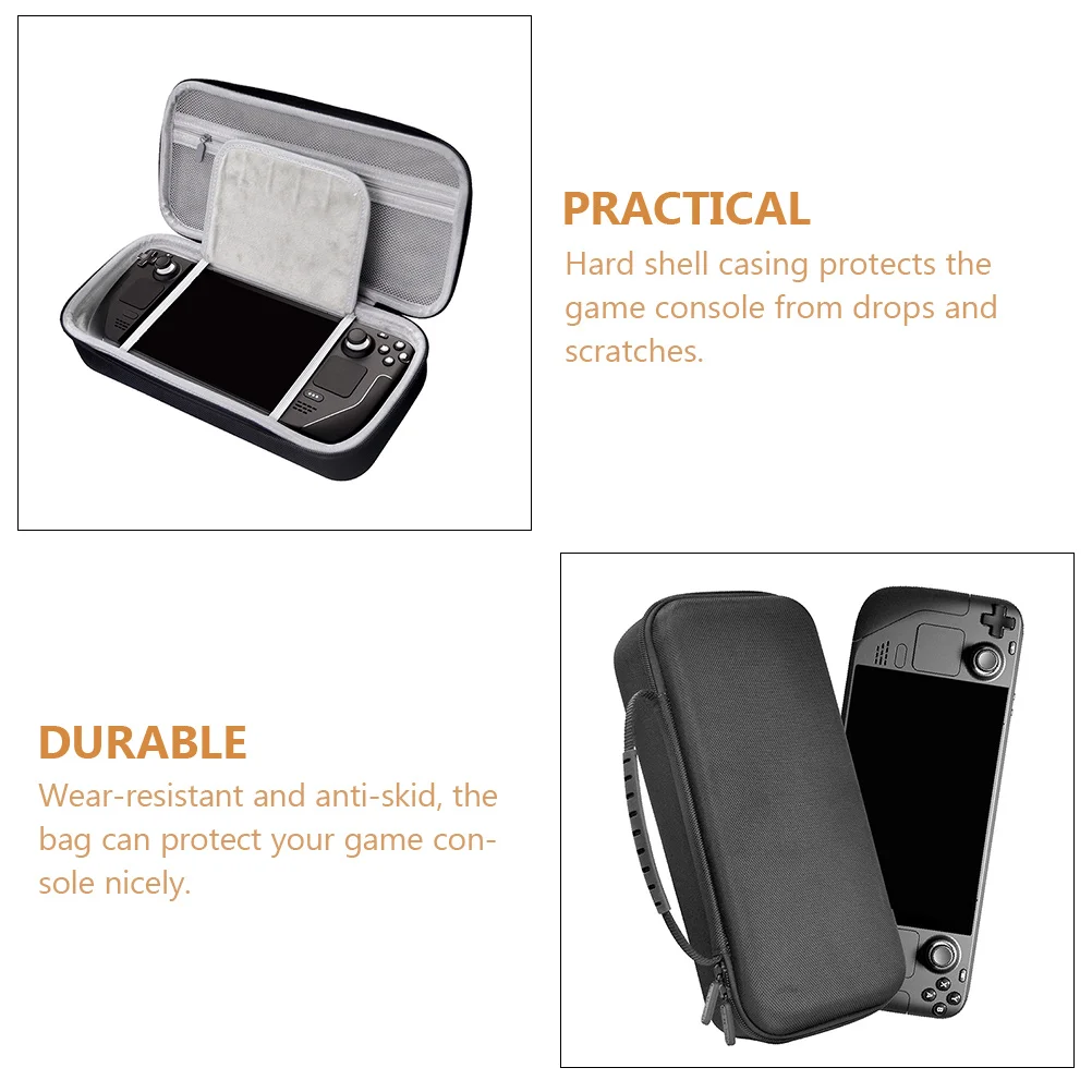 Compatible Game Console Carrying Case Hard Shell Travel Box Protective Storage Pouch with External Handle Double
Compatible Game Console Carrying Case Hard Shell Travel Box Protective Storage Pouch with External Handle Double