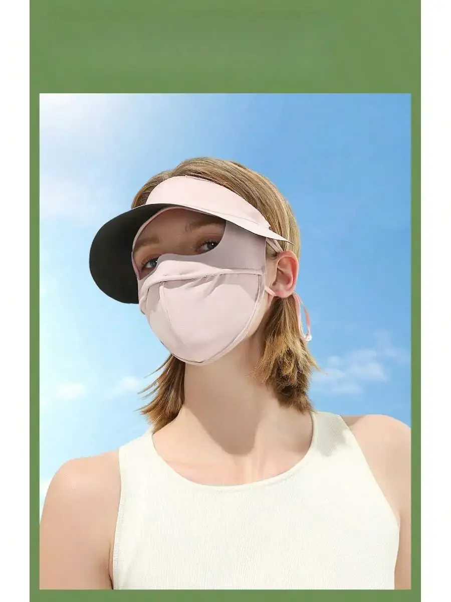Polyester Sunscreen Face Mask With Visor For Summer UV Protection Breathable Cycling
Polyester Sunscreen Face Mask With Visor For Summer UV Protection Breathable Cycling