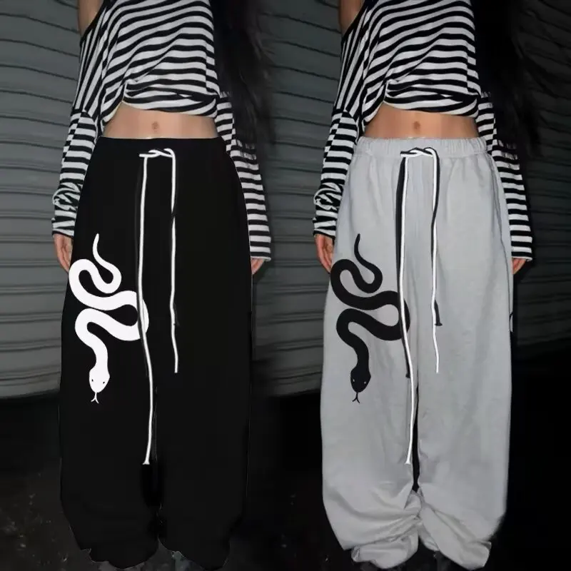2025 Spring Summer Street Dance Fashion Snake Pattern Print Sweat pants Straight Sweatpants Hip-hop Loose Jazz Dance Pants
2025 Spring Summer Street Dance Fashion Snake Pattern Print Sweat pants Straight Sweatpants Hip-hop Loose Jazz Dance Pants