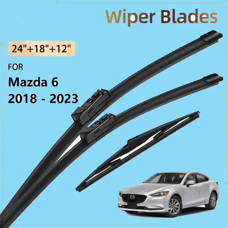 Front Rear Wiper Blades Set For Mazda 6 Mazda6 GJ1 GL 2018 - 2023 2022 2021 2020 2019 Accessories Windshield Windscreen Brushes
Front Rear Wiper Blades Set For Mazda 6 Mazda6 GJ1 GL 2018 - 2023 2022 2021 2020 2019 Accessories Windshield Windscreen Brushes