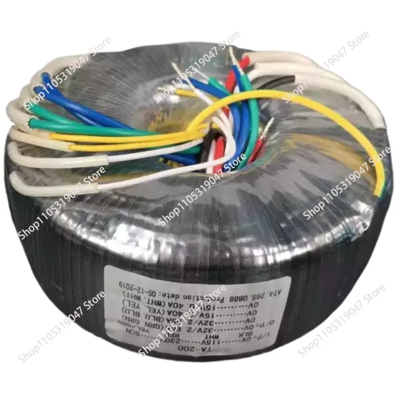 200W dual 32V+dual 15V toroidal power transformer 115-230V oxygen free copper wire toroidal audio transformer
200W dual 32V+dual 15V toroidal power transformer 115-230V oxygen free copper wire toroidal audio transformer