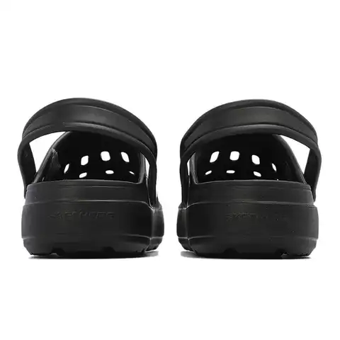 Skechers 243041-Bbk Sabots en EVA souple pour homme, antidérapants, légers, pour jardin, douche, plage, sandales décontractées