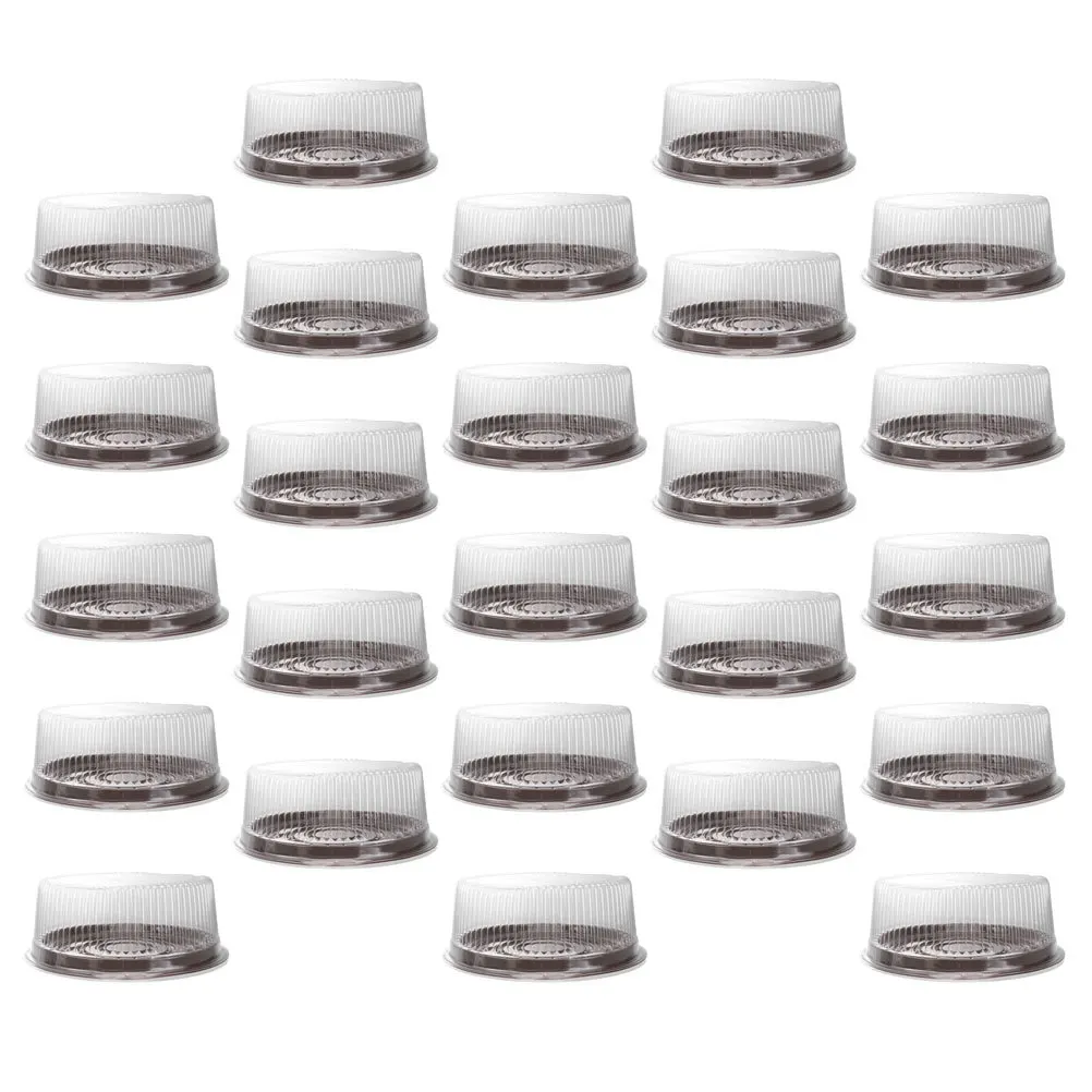 25 Pcs Cake Container Jars with Lids Holder Cover Clear Case Plastic Carriers for Transport Boxes Dome
25 Pcs Cake Container Jars with Lids Holder Cover Clear Case Plastic Carriers for Transport Boxes Dome
