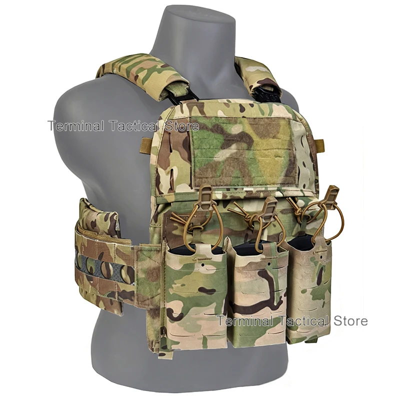 Tactical Vest Ferro Plate Carrier V5 FCPC Hunting Airsoft Vest Body Armor Portable MOLLE System Front Flap Triple Magazine Pouch
Tactical Vest Ferro Plate Carrier V5 FCPC Hunting Airsoft Vest Body Armor Portable MOLLE System Front Flap Triple Magazine Pouch