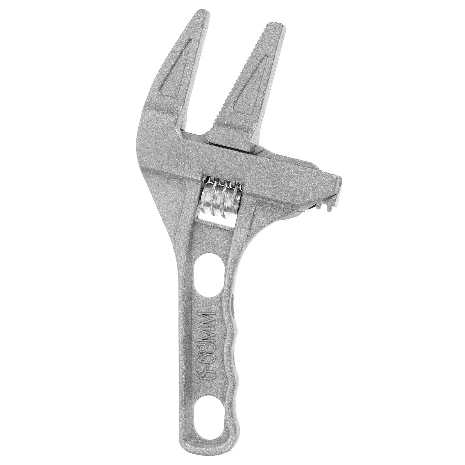 Adjustable Plumbing Wrench Silver Alloy Big Opening Repair Spanner For Installation Maintenance Tools High Strength Long
Adjustable Plumbing Wrench Silver Alloy Big Opening Repair Spanner For Installation Maintenance Tools High Strength Long