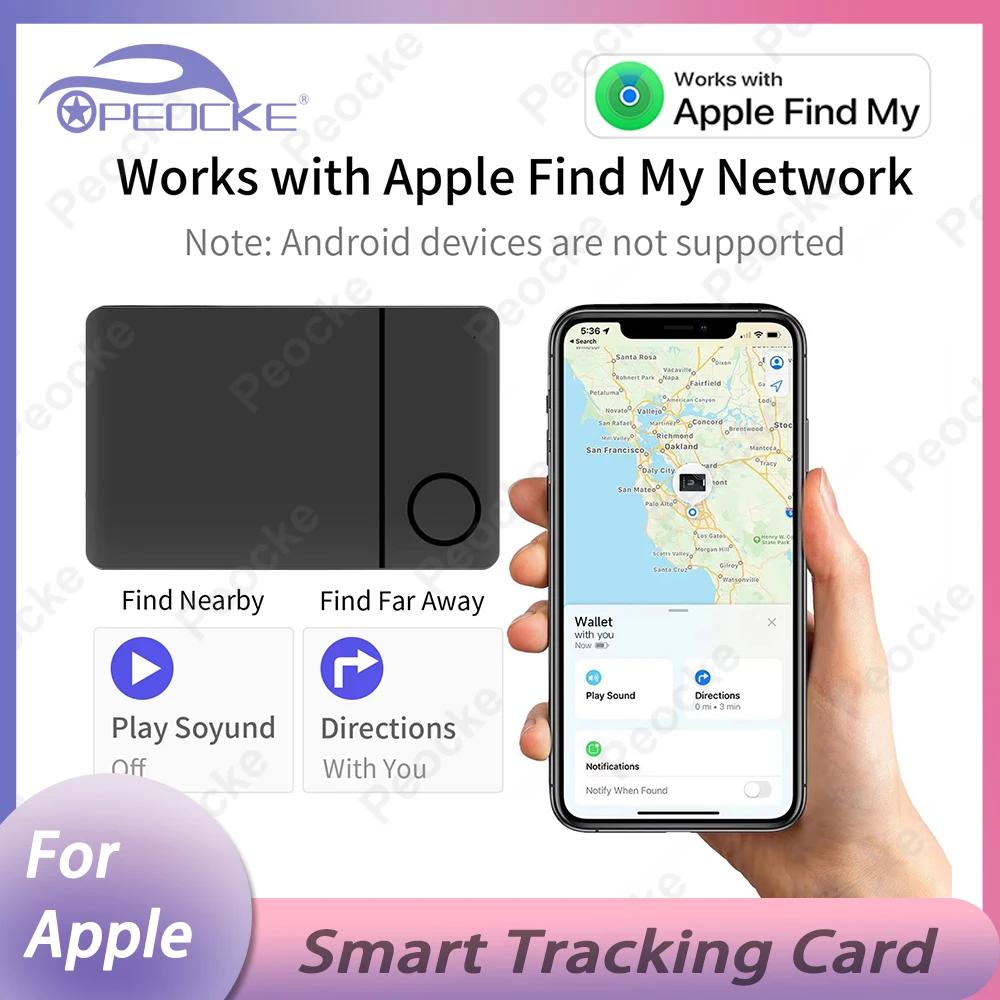 Ультратонкий кошелек-трекер для карт с защитой от потери и Apple Find My Smart Bluetooth GPS-устройство местоположения iTag отслеживание беспроводной зарядки
Ультратонкий кошелек-трекер для карт с защитой от потери и Apple Find My Smart Bluetooth GPS-устройство местоположения iTag отслеживание беспроводной зарядки