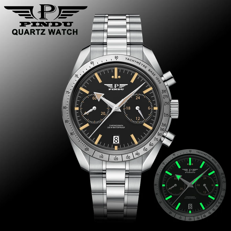 2025 New PINDU DESIGN Tribute to CK2998 Moon Watch Retro Luxury Quartz Watches For Men Stainless steel Sport Chronograph Man
2025 New PINDU DESIGN Tribute to CK2998 Moon Watch Retro Luxury Quartz Watches For Men Stainless steel Sport Chronograph Man
