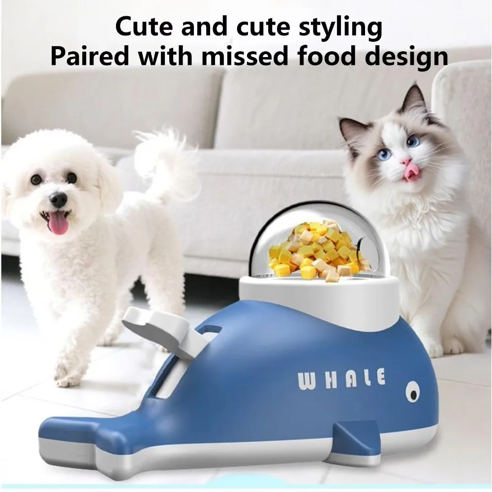 Whale-Shaped Slow Feeder Dog Toy Adjustable Hole Press-Activated Cat Puzzle Treat Dispenser Transparent Window Anti-slip Base
Whale-Shaped Slow Feeder Dog Toy Adjustable Hole Press-Activated Cat Puzzle Treat Dispenser Transparent Window Anti-slip Base