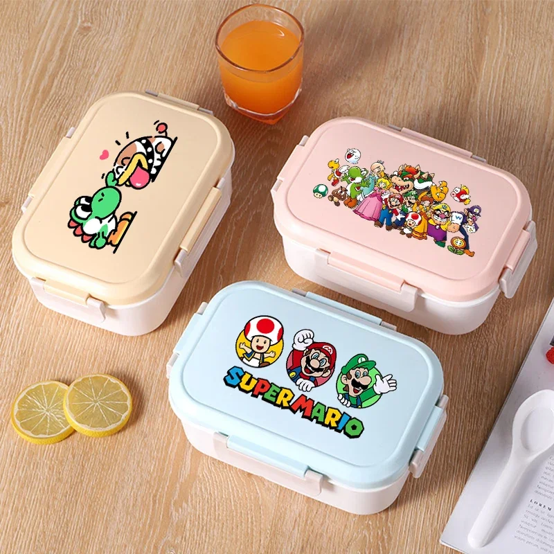 Аниме Super Mario Bro Контейнер для еды для мальчиков и девочек Мультяшная модная милая сумка для обеда Студенты Портативные контейнеры для хранения еды
Аниме Super Mario Bro Контейнер для еды для мальчиков и девочек Мультяшная модная милая сумка для обеда Студенты Портативные контейнеры для хранения еды