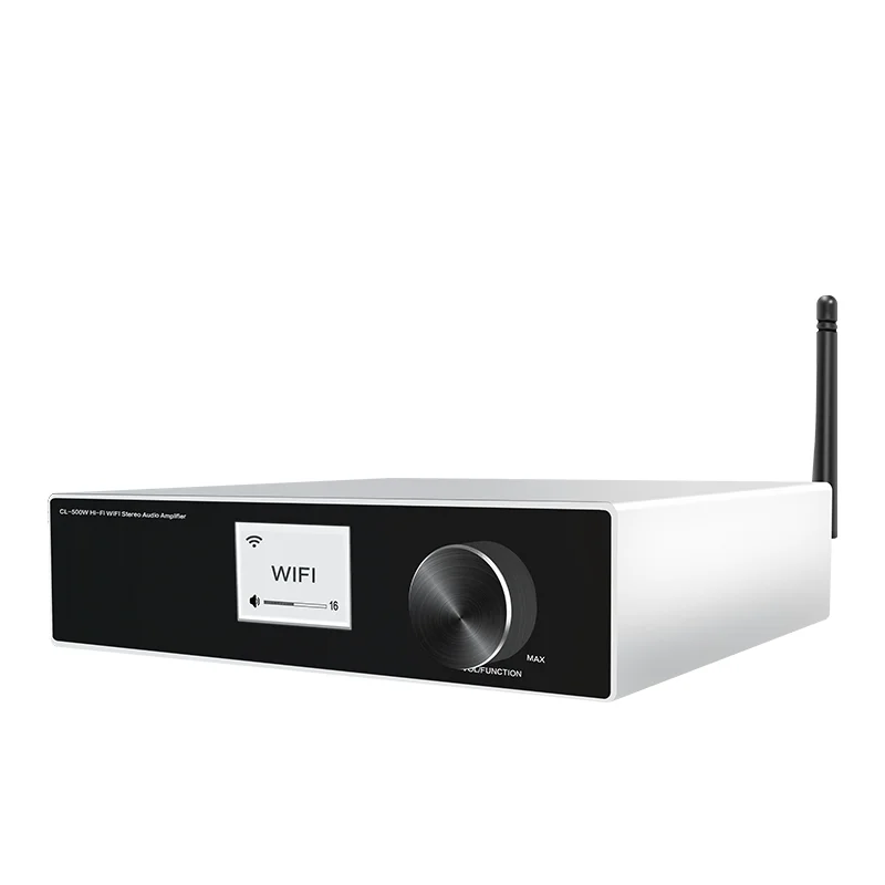 CL-500W audio amplifier wifi airplay 2.4G 5G LAN optical 2*100w USB BT5.0 professional power amplifier
CL-500W audio amplifier wifi airplay 2.4G 5G LAN optical 2*100w USB BT5.0 professional power amplifier