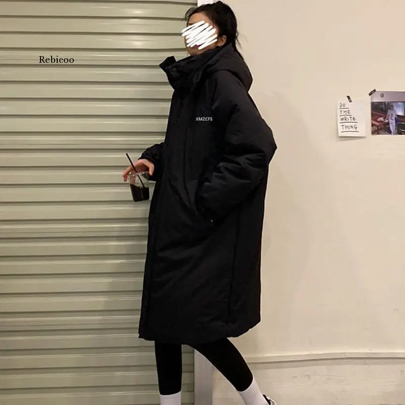 Medium-long Style Parkas Women Design Zipper Thicker Loose Korean Winter Coats Streetwear Keep Warm Hooded Outwear Teen Hot Sale
Medium-long Style Parkas Women Design Zipper Thicker Loose Korean Winter Coats Streetwear Keep Warm Hooded Outwear Teen Hot Sale