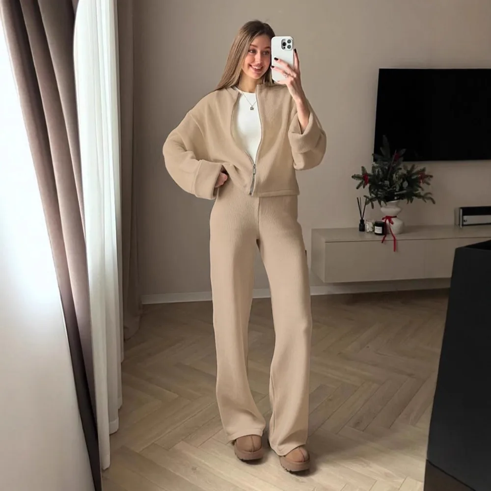 Womens Lounge Sets 2 Piece Tie Front Oversized Sweater Airport Travel Winter Outfits 2026 Spring Fall Matching Sweatsuit
Womens Lounge Sets 2 Piece Tie Front Oversized Sweater Airport Travel Winter Outfits 2026 Spring Fall Matching Sweatsuit