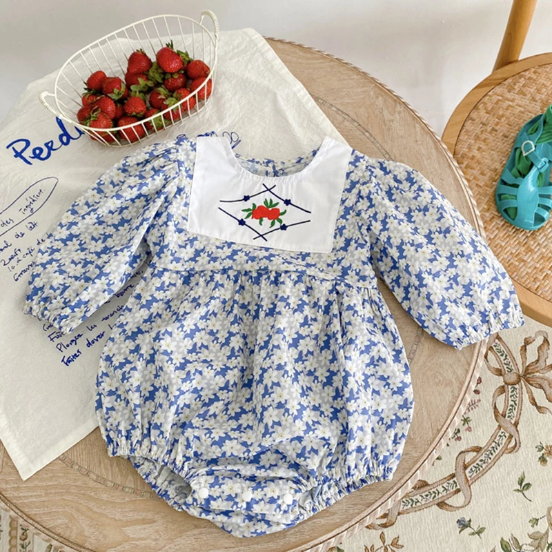 Spring Autumn Infant Kids Baby Girls Long Sleeve Sweet Embroider Jumpsuit Toddler Baby Girls Children Clothes Rompers
Spring Autumn Infant Kids Baby Girls Long Sleeve Sweet Embroider Jumpsuit Toddler Baby Girls Children Clothes Rompers