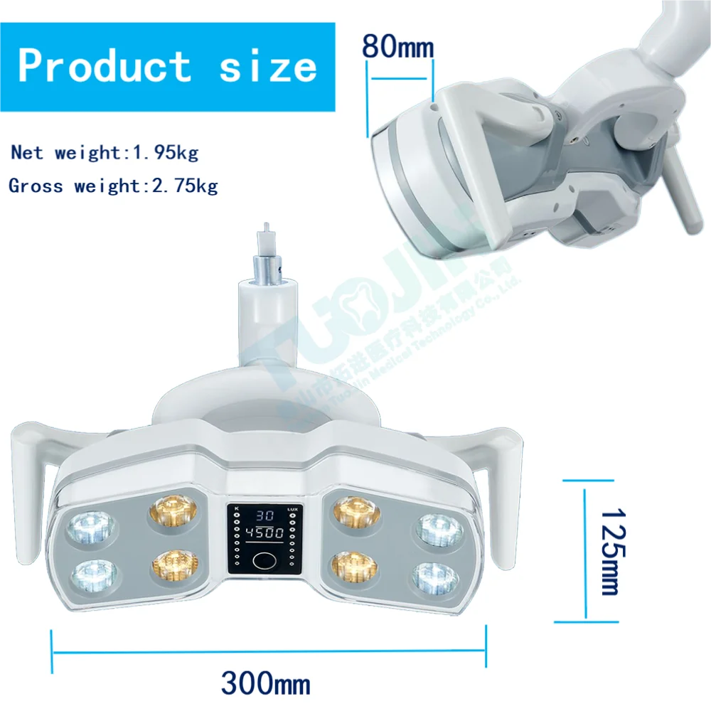8 LED Light Operation Light Oral Lamp Equipment Surgical Light Chair Lamp Teeth Whitening Instrument 18W
8 LED Light Operation Light Oral Lamp Equipment Surgical Light Chair Lamp Teeth Whitening Instrument 18W