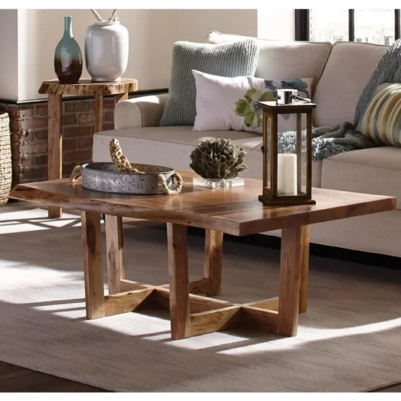 Alaterre Furniture Berkshire Acacia 48" W Wood Large Coffee Table, Natural Live Edge Wood Large Coffee Tables
Alaterre Furniture Berkshire Acacia 48" W Wood Large Coffee Table, Natural Live Edge Wood Large Coffee Tables