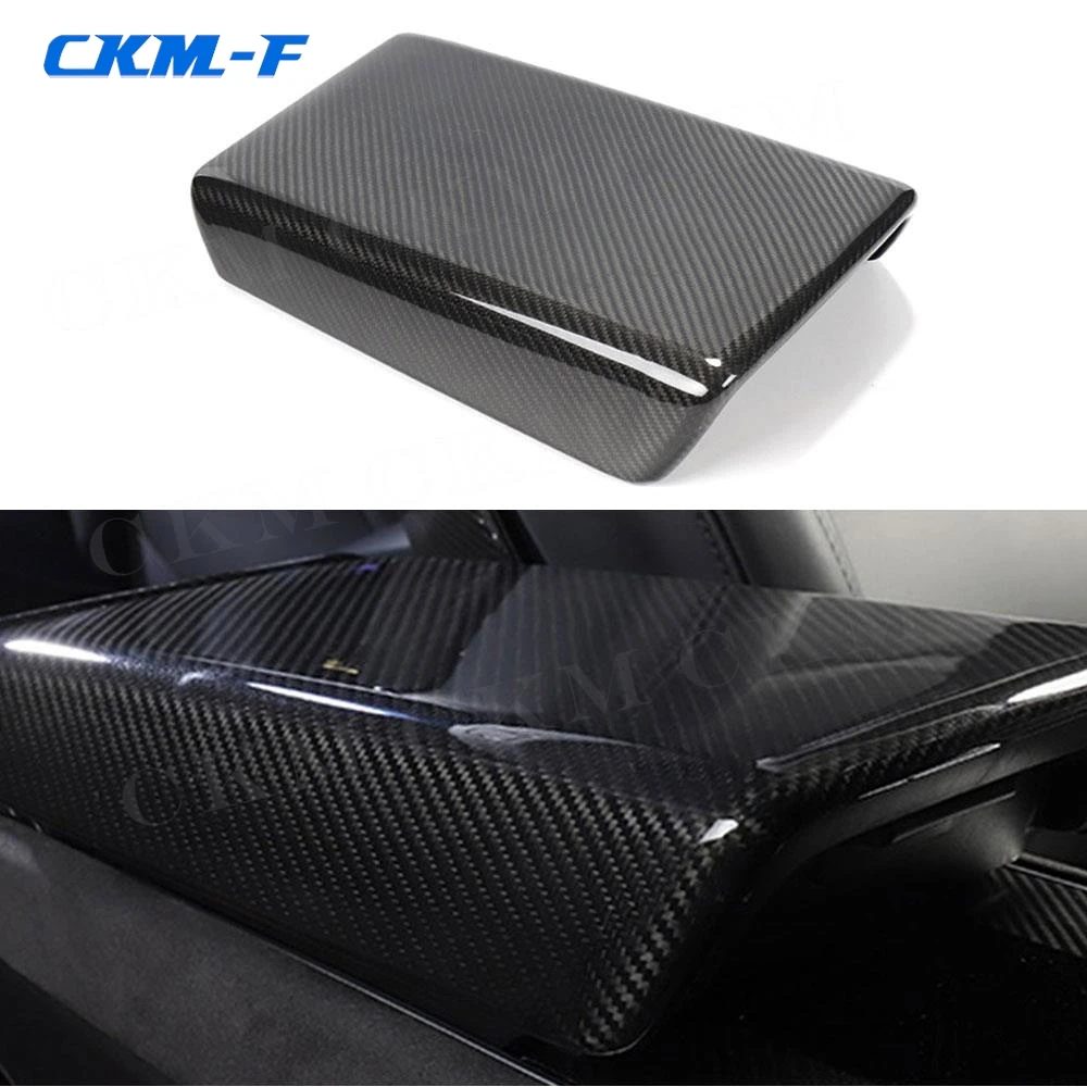 Carbon Fiber Car Interior Trim Center Console Armrest Box Decorative Cover for Tesla model 3 Y 2018-2022
Carbon Fiber Car Interior Trim Center Console Armrest Box Decorative Cover for Tesla model 3 Y 2018-2022