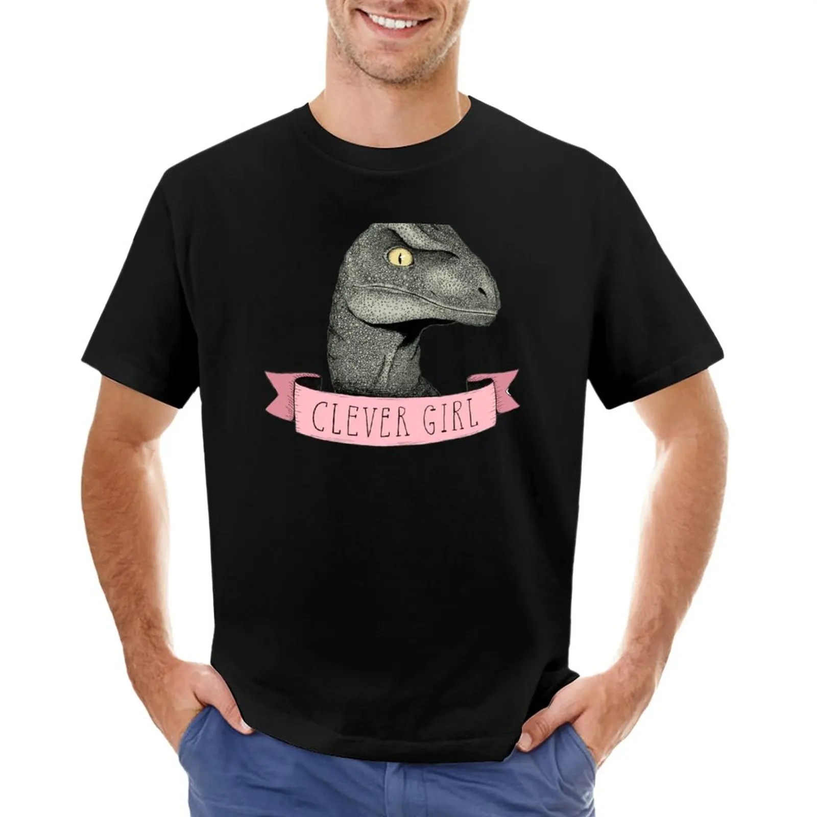 Clever Girl raptor dinosaur T-Shirt summer top quick drying t-shirt mens cotton t shirts
Clever Girl raptor dinosaur T-Shirt summer top quick drying t-shirt mens cotton t shirts