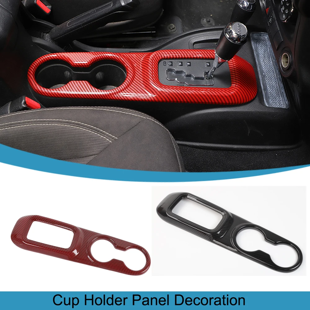 Car Gear Shift Water Cup Holder Panel Decoration Cover for Jeep Wrangler JK JKU 2011 2012 2013 2014 2015 2016 2017 Accessories
Car Gear Shift Water Cup Holder Panel Decoration Cover for Jeep Wrangler JK JKU 2011 2012 2013 2014 2015 2016 2017 Accessories
