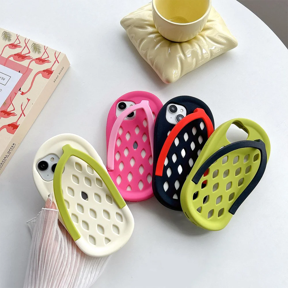 Phone Case For iphone 15 14 13 12 11 Pro Max New INS Summer Slippers Shape Heat Dissipation in Net Hole Soft Protective Cover
Phone Case For iphone 15 14 13 12 11 Pro Max New INS Summer Slippers Shape Heat Dissipation in Net Hole Soft Protective Cover