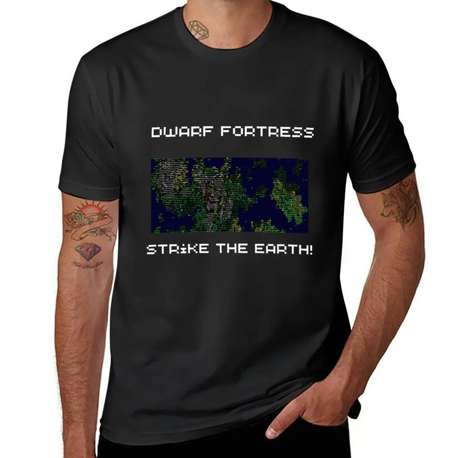 New Strike the earth! Dwarf Fortress map T-Shirt plain t-shirt vintage t shirt summer tops oversized t shirt men
New Strike the earth! Dwarf Fortress map T-Shirt plain t-shirt vintage t shirt summer tops oversized t shirt men
