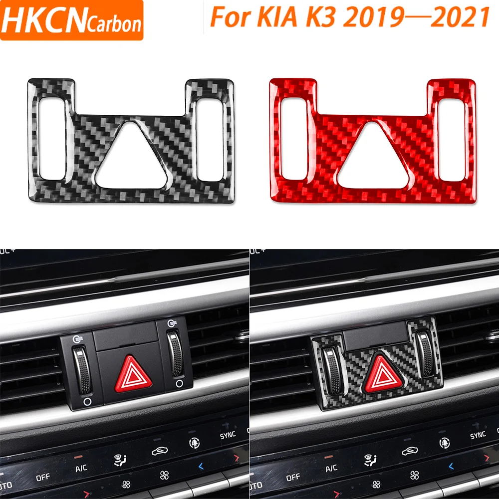 For KIA K3 2019—2021 Car Accessories Real Carbon Fiber Emergency Lamp Warning Light Frame Interior Cover Trim Modified Sticker
For KIA K3 2019—2021 Car Accessories Real Carbon Fiber Emergency Lamp Warning Light Frame Interior Cover Trim Modified Sticker
