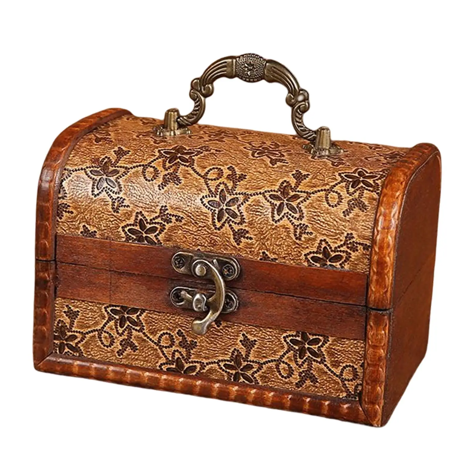 Retro Jewelry Storage Box with Handle Large Capacity Treasure Chest for Necklace
Retro Jewelry Storage Box with Handle Large Capacity Treasure Chest for Necklace