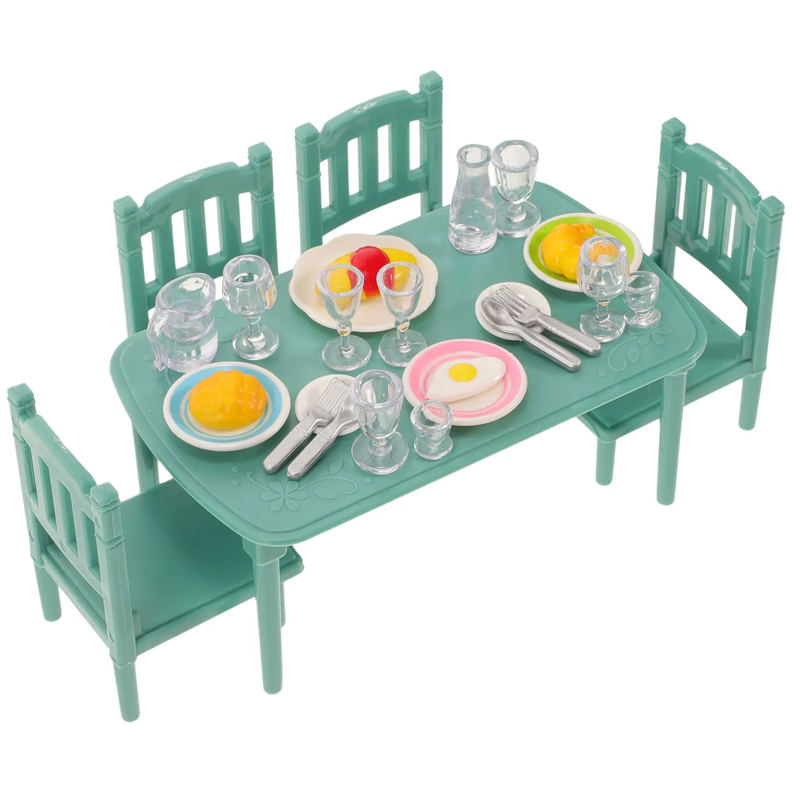 1Set Miniature Kitchen Furniture Set Realistic Dining Table Chair for Dollhouse Dining Room Scene Compact Lifelike Detail Mini
1Set Miniature Kitchen Furniture Set Realistic Dining Table Chair for Dollhouse Dining Room Scene Compact Lifelike Detail Mini