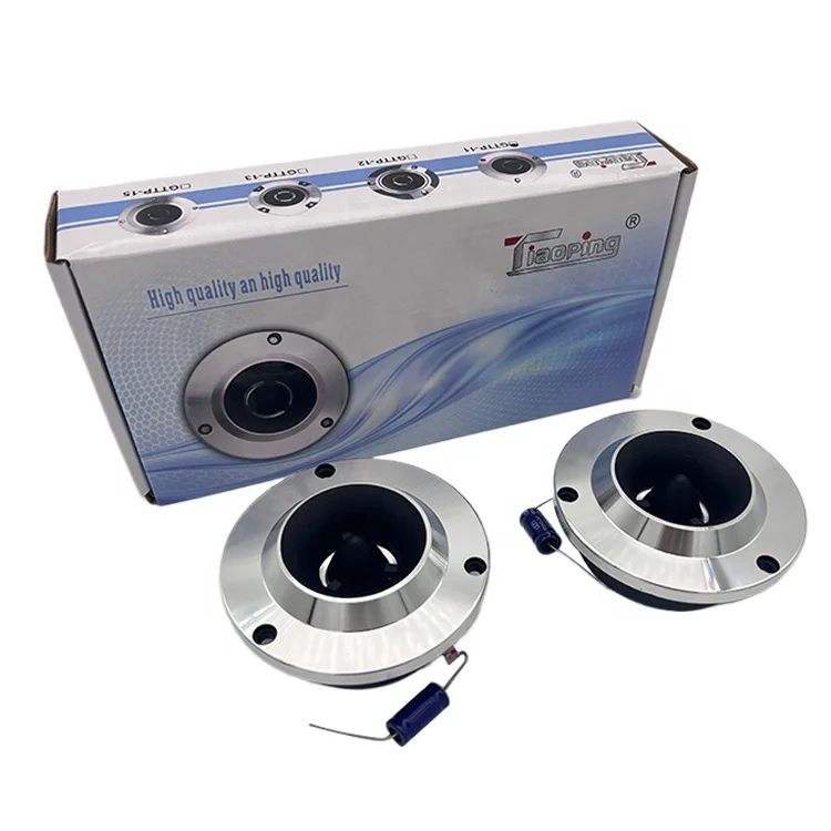 In Stock High Quality 4 Inch Car Audiot Tweeter Speaker 4 Ohm Aluminum Panel Bullet Treble Super Car Tweeter Speaker
In Stock High Quality 4 Inch Car Audiot Tweeter Speaker 4 Ohm Aluminum Panel Bullet Treble Super Car Tweeter Speaker