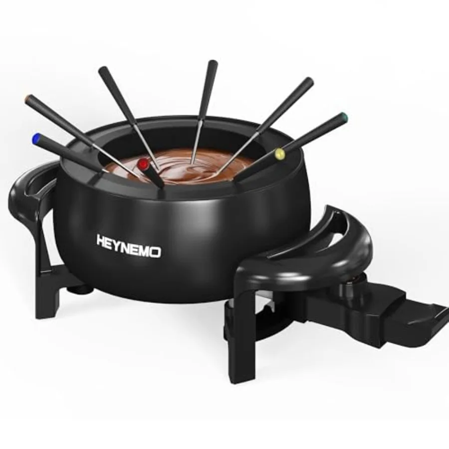 Electric Fondue Pot Set, 3 Quart Fondue Set for Melting Chocolate Cheese with 8 Color-Coded Forks, Adjustable Temp Control, 100
Electric Fondue Pot Set, 3 Quart Fondue Set for Melting Chocolate Cheese with 8 Color-Coded Forks, Adjustable Temp Control, 100