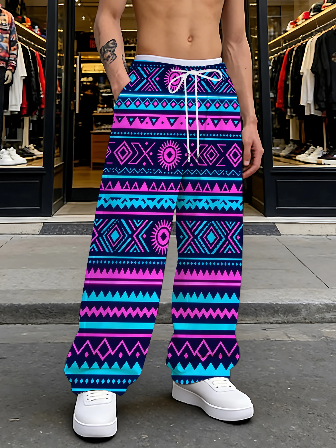 Office to Casual 1 Pair Solves All! Polyester Printed Straight Pants for Every Occasion!
Office to Casual 1 Pair Solves All! Polyester Printed Straight Pants for Every Occasion!
