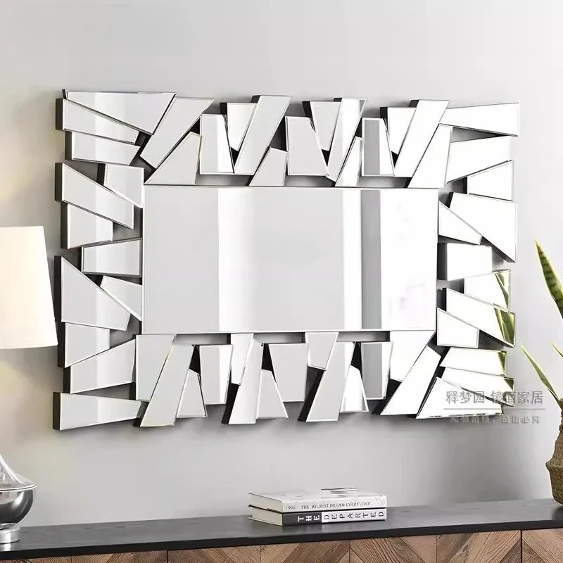D80 Three-dimensional entrance decorative mirror villa hotel background wall light luxury art wall hanging bathroom mirror
D80 Three-dimensional entrance decorative mirror villa hotel background wall light luxury art wall hanging bathroom mirror