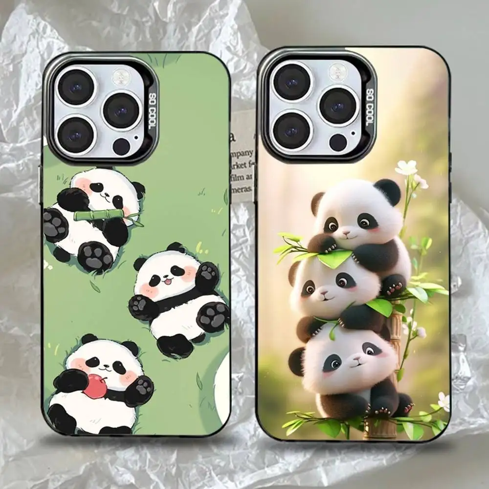 Cartoon Cute Panda Bear Phone Case For iPhone 16,15,14,13,12,11,Pro,Max,Plus,Mini,XS,SE Anti Fall Black Matte Hard Bumper 
Cartoon Cute Panda Bear Phone Case For iPhone 16,15,14,13,12,11,Pro,Max,Plus,Mini,XS,SE Anti Fall Black Matte Hard Bumper