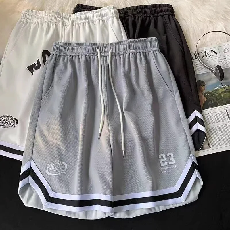 Casual Men's Basketball Shorts Thin Quick Dry Ice Silk Print Five-Quarter Length Summer Loose Fit Sporty Mid-Calf Length
Casual Men's Basketball Shorts Thin Quick Dry Ice Silk Print Five-Quarter Length Summer Loose Fit Sporty Mid-Calf Length