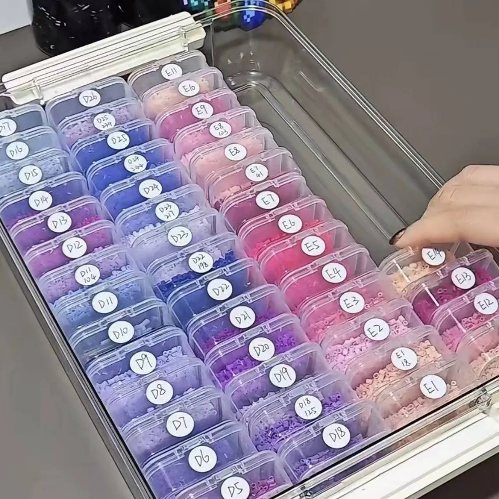 Plastic Perler Beads Storage Box Rectangle Transparent Beads Storage Box Stackable Dust-proof Jewelry Container for Home
Plastic Perler Beads Storage Box Rectangle Transparent Beads Storage Box Stackable Dust-proof Jewelry Container for Home