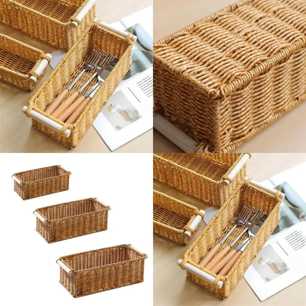 652F Versatile Handmade Plastic Woven Storage Baskets for Decoration and Storage Versatile Use Organizers Home Accessory 
652F Versatile Handmade Plastic Woven Storage Baskets for Decoration and Storage Versatile Use Organizers Home Accessory