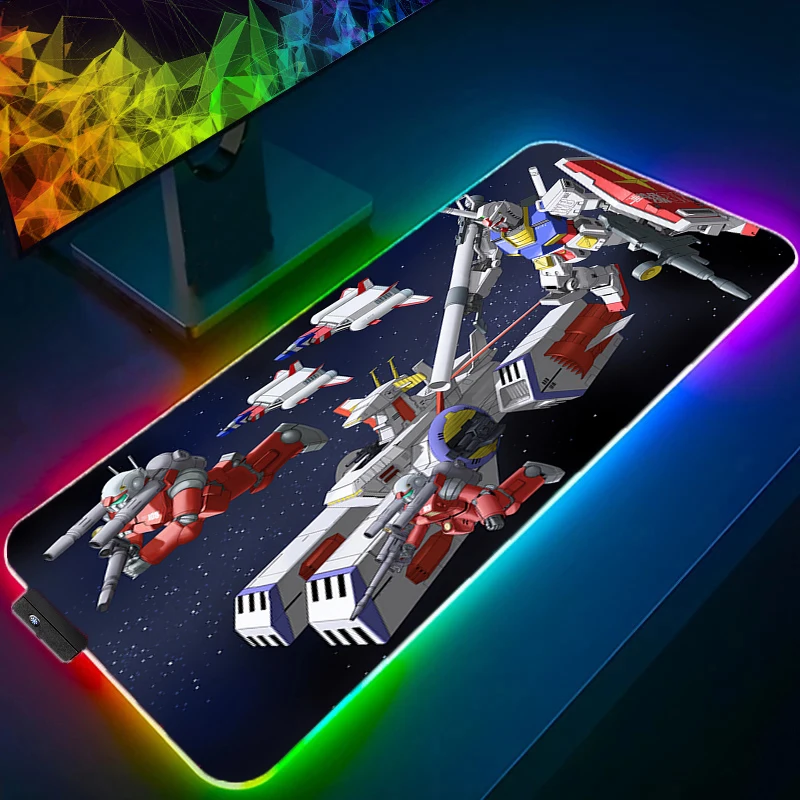 RGB Mouse Pad Large Gamer XXL Mobile Suit Gundam Keyboard Desk Mouse Mat Carpet Rubber Tapis Souris Gaming Notbook Mousepad
RGB Mouse Pad Large Gamer XXL Mobile Suit Gundam Keyboard Desk Mouse Mat Carpet Rubber Tapis Souris Gaming Notbook Mousepad