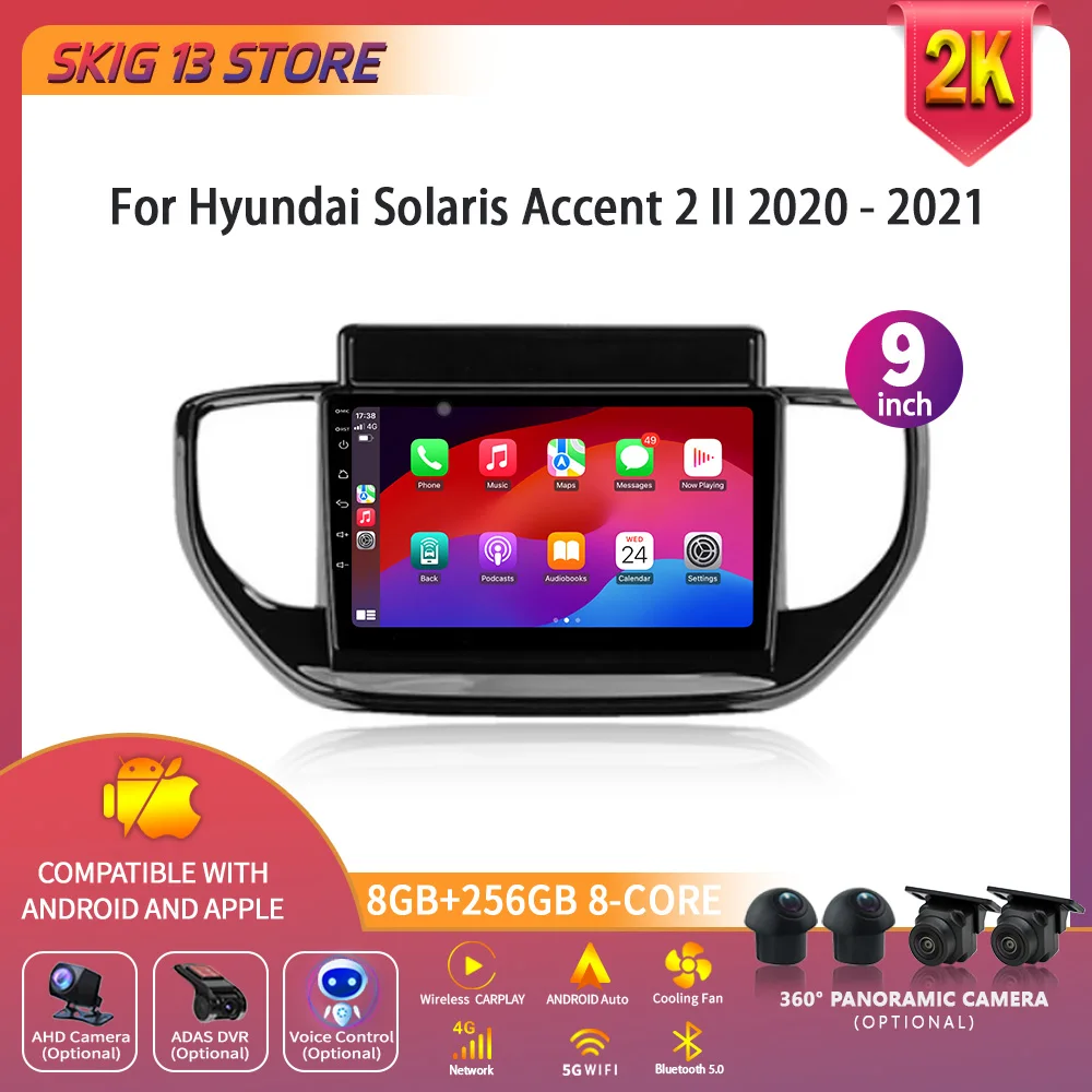 Android 14 For Hyundai Solaris Accent 2 II 2020-2021 Car Radio Multimedia Navigation GPS WIFI Head Unit Wireless Carplay Stereo
Android 14 For Hyundai Solaris Accent 2 II 2020-2021 Car Radio Multimedia Navigation GPS WIFI Head Unit Wireless Carplay Stereo