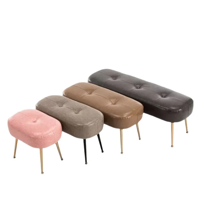 Light luxury shoe changing stool clothing store long stool cloakroom home living room small apartment bedside stool fitting room
Light luxury shoe changing stool clothing store long stool cloakroom home living room small apartment bedside stool fitting room