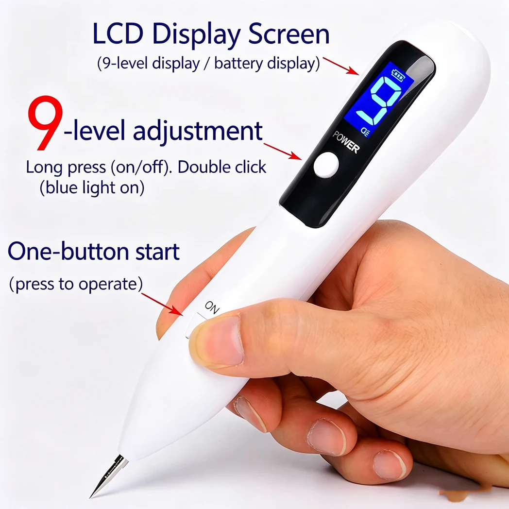 The latest generation of blue light wart removal pen quickly eliminates warts.
The latest generation of blue light wart removal pen quickly eliminates warts.