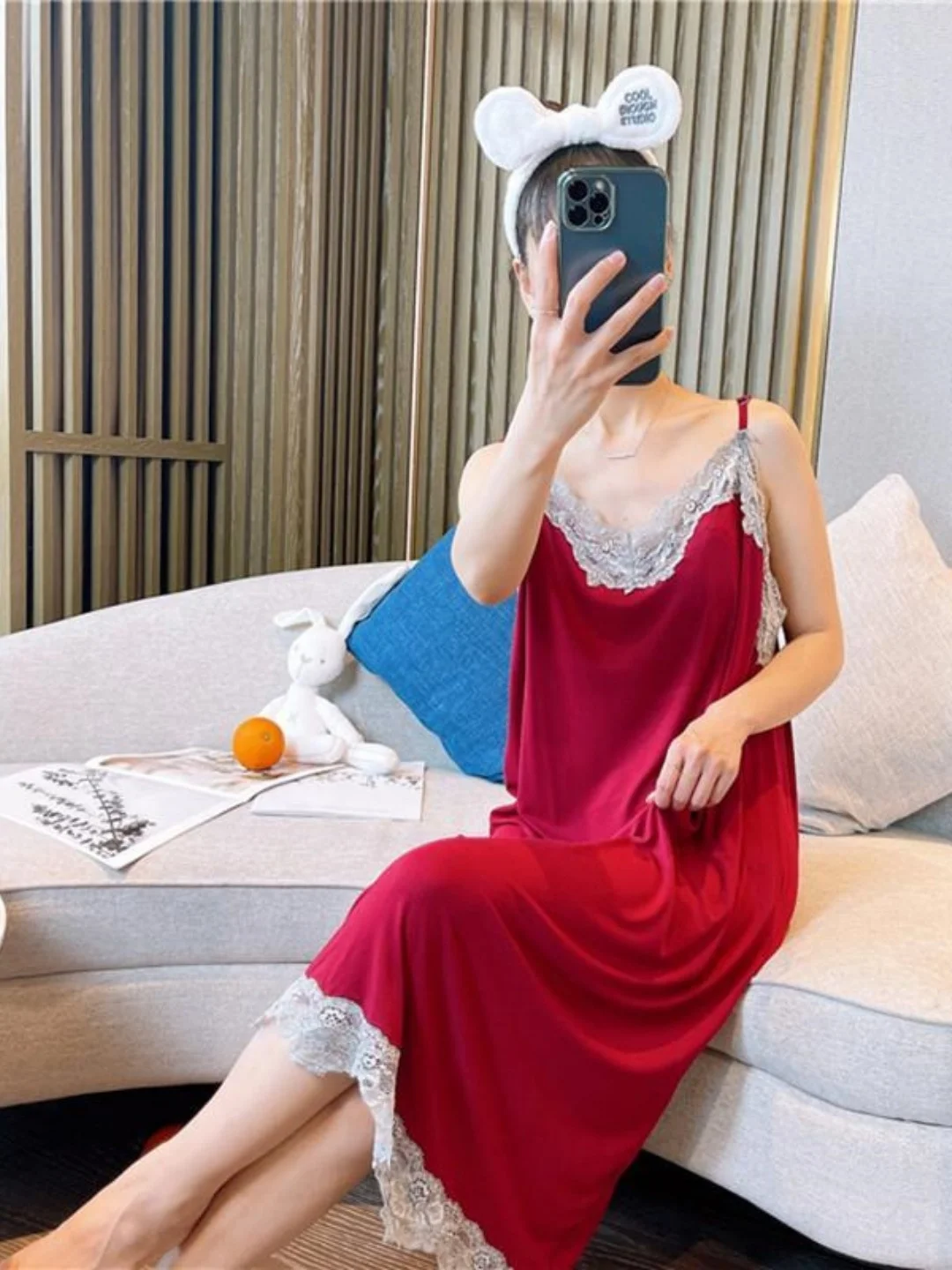 Pure Desire Lace Splice Sleeveless Sleep Dress Women Summer Medium Long plus Size Sexy Strap Home Clothes V-Neck Casual Home
Pure Desire Lace Splice Sleeveless Sleep Dress Women Summer Medium Long plus Size Sexy Strap Home Clothes V-Neck Casual Home