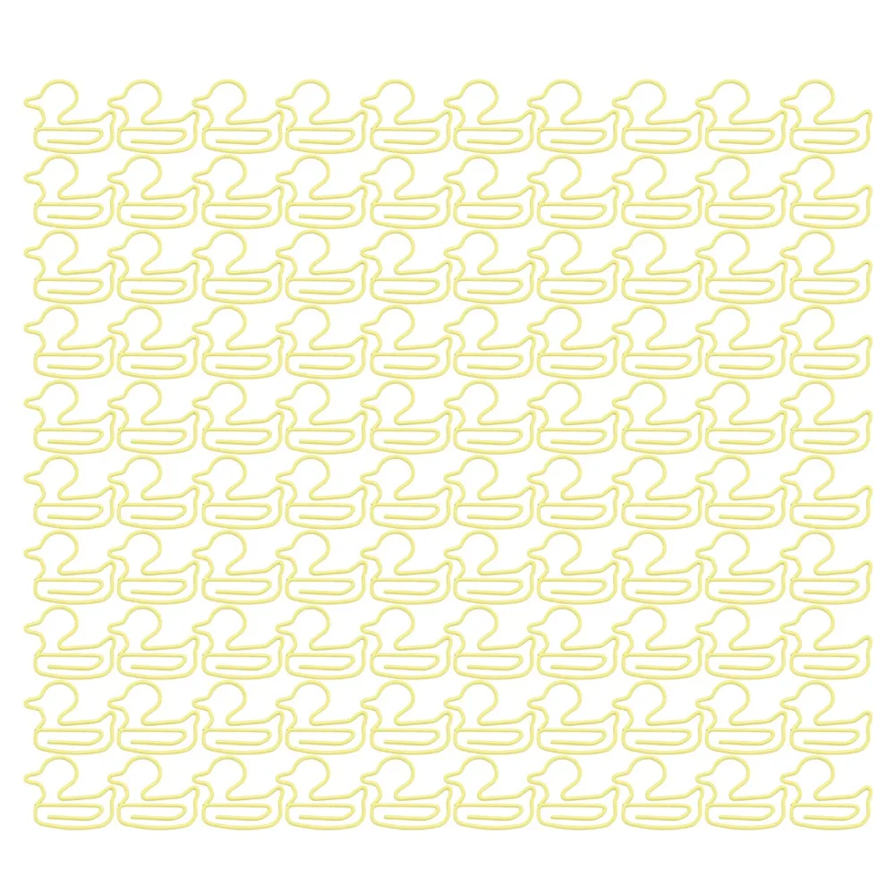 100Pcs Duck Shaped Paper Clips Plastic-coated Metal 23*22mm Metal Paperclips Prevent Slip Portable Small Paper Clips
100Pcs Duck Shaped Paper Clips Plastic-coated Metal 23*22mm Metal Paperclips Prevent Slip Portable Small Paper Clips