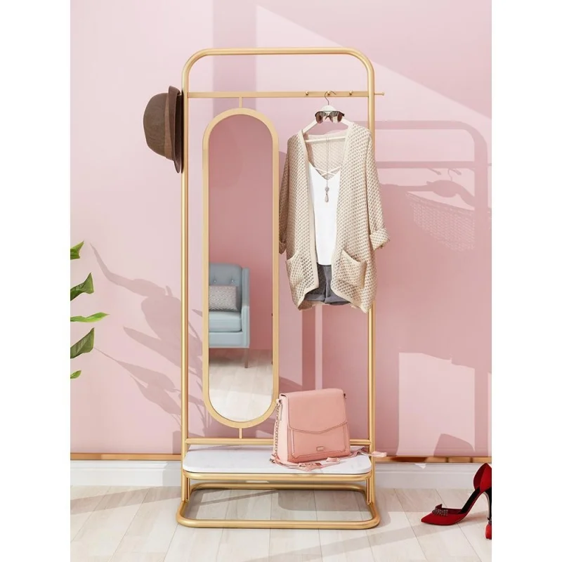 Custom. Nordic Coat Rack with Mirror Full-Length Mirror Integrated Bedroom and Household Simple Clothes Rack Rotating Floor Clot
Custom. Nordic Coat Rack with Mirror Full-Length Mirror Integrated Bedroom and Household Simple Clothes Rack Rotating Floor Clot