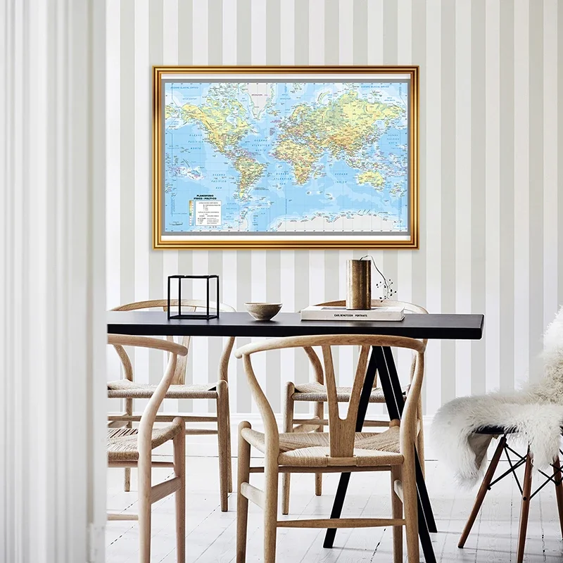 59x42cm Spanish World Map Background Canvas Print Bedroom Office Decor School Educational Supplies In Spanish
59x42cm Spanish World Map Background Canvas Print Bedroom Office Decor School Educational Supplies In Spanish