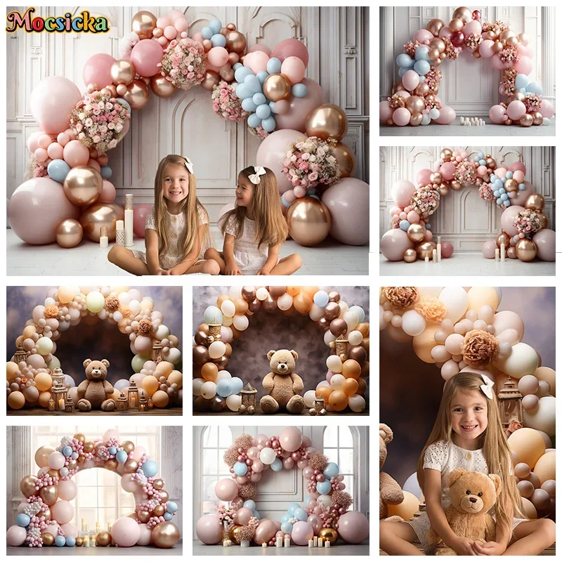Mocsicka Party Decor Backgrounds Arched Balloon Backdrops Kids Happy Birthday Maternity Portrait Backdrops Cake Smash Photo
Mocsicka Party Decor Backgrounds Arched Balloon Backdrops Kids Happy Birthday Maternity Portrait Backdrops Cake Smash Photo