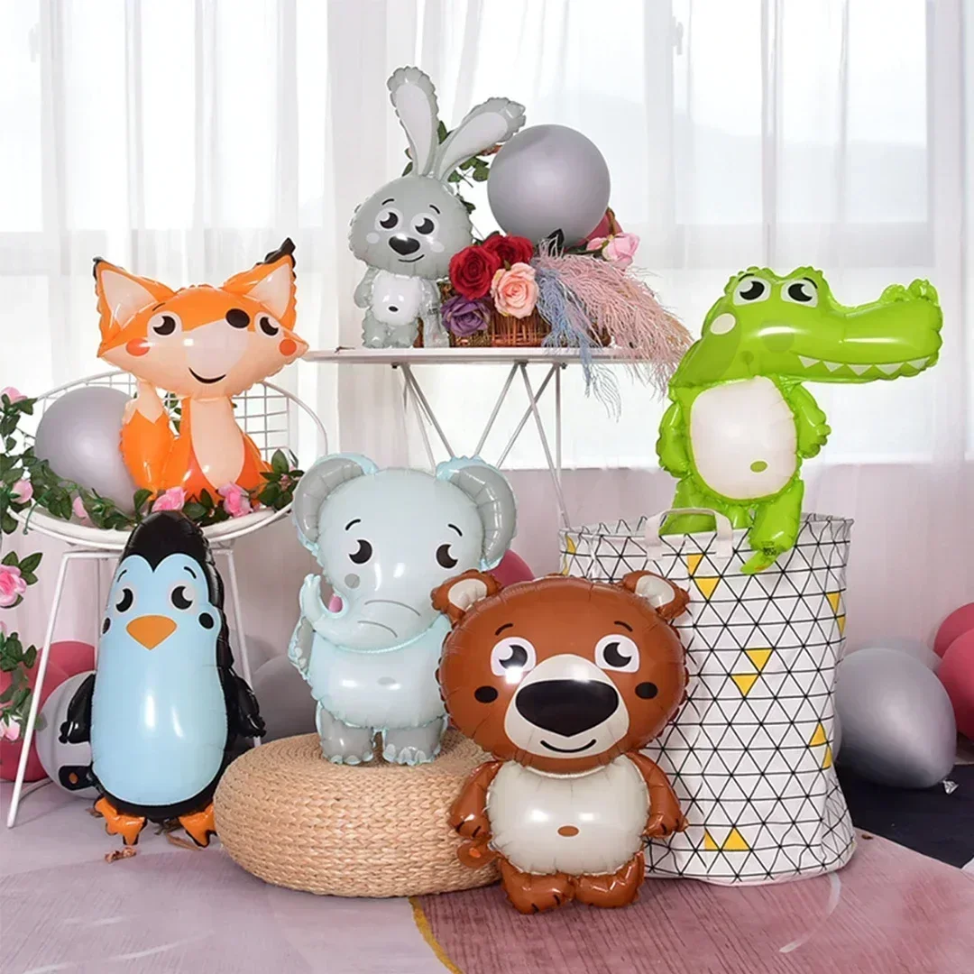 Cartoon Animal Balloons Brown Bear Rabbit Panda Elephant Tiger Lion Aluminum Foil Balloon Zoo Party Children's Toy
Cartoon Animal Balloons Brown Bear Rabbit Panda Elephant Tiger Lion Aluminum Foil Balloon Zoo Party Children's Toy