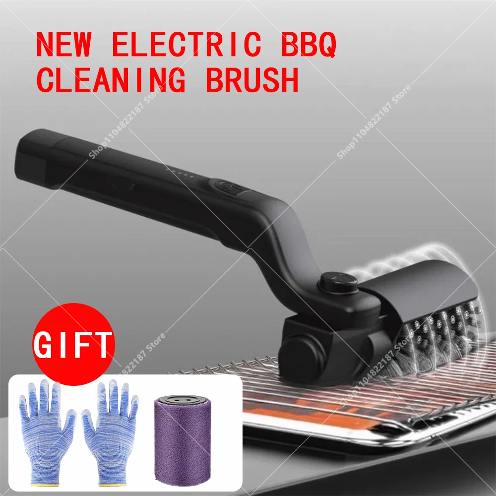 Электрическая щетка для чистки барбекю с вращающейся головкой из нержавеющей стали, подходит для чистки гриля на открытом воздухе и парового барбекю.
Электрическая щетка для чистки барбекю с вращающейся головкой из нержавеющей стали, подходит для чистки гриля на открытом воздухе и парового барбекю.