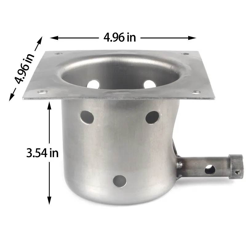 North America BBQ Pellet Oven Oven Spare Parts Iron Burner Fire Pot 127*127mm Stretched Model
North America BBQ Pellet Oven Oven Spare Parts Iron Burner Fire Pot 127*127mm Stretched Model