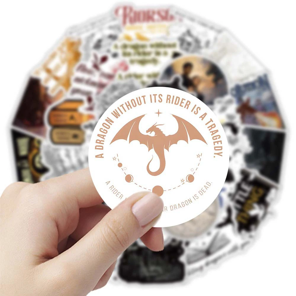 10/30/50pcs Novel Fourth Wing Cartoon Stickers for Laptop Luggage Guitar Skateboard Waterproof Cool Graffiti Decals Decoration
10/30/50pcs Novel Fourth Wing Cartoon Stickers for Laptop Luggage Guitar Skateboard Waterproof Cool Graffiti Decals Decoration