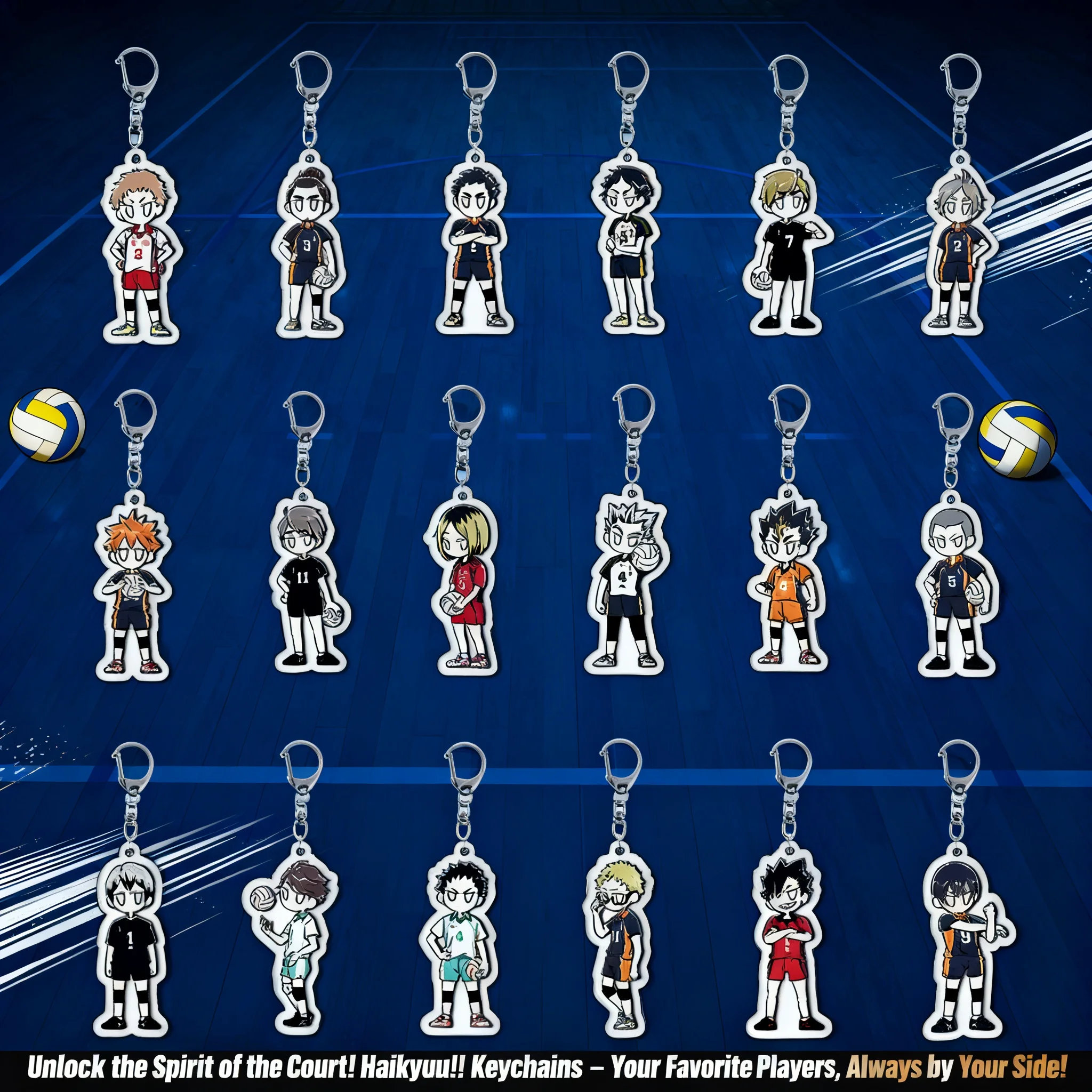 Anime Keychain Haikyuu Volleyball Shoyo Hinata Tobio Kageyama Acrylic Layered Keychain Accessories Anime Merchandise Hanging
Anime Keychain Haikyuu Volleyball Shoyo Hinata Tobio Kageyama Acrylic Layered Keychain Accessories Anime Merchandise Hanging